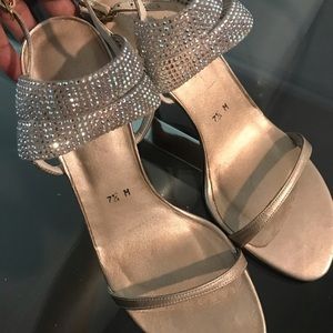 Swarovski crystal Stuart Weitzman sandals